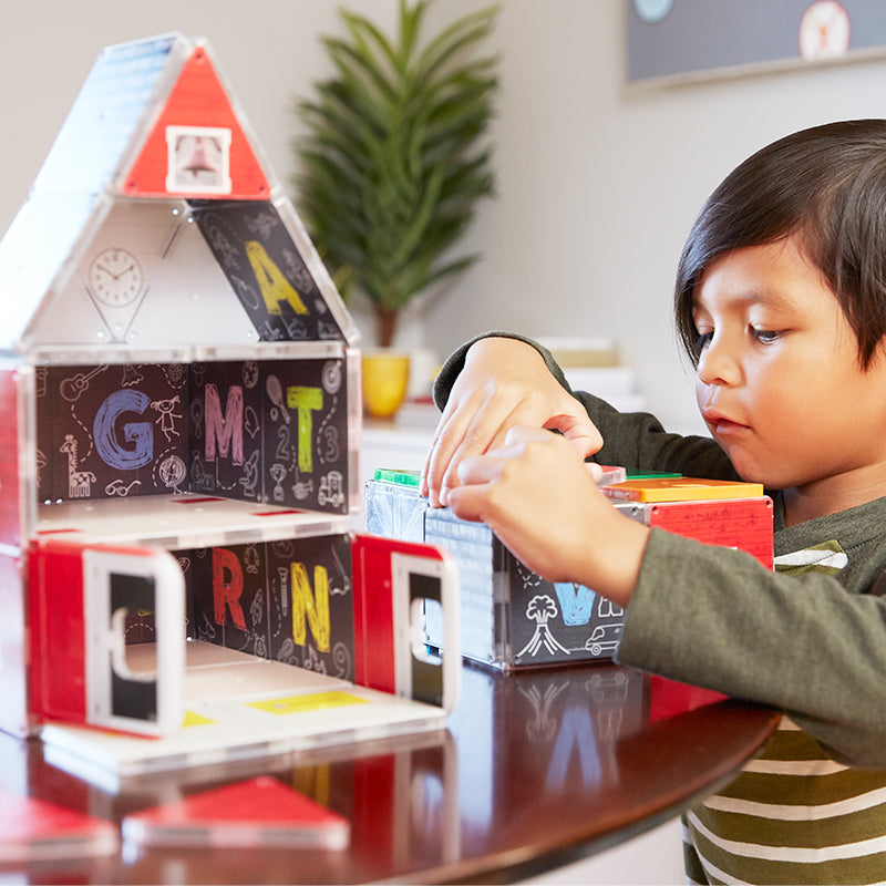 Magna-Tiles Structures Abc Schoolhouse - Laadlee