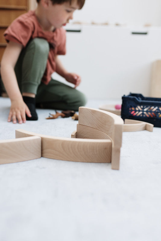 Abel Mini Wooden Blocks - 12pcs - Laadlee