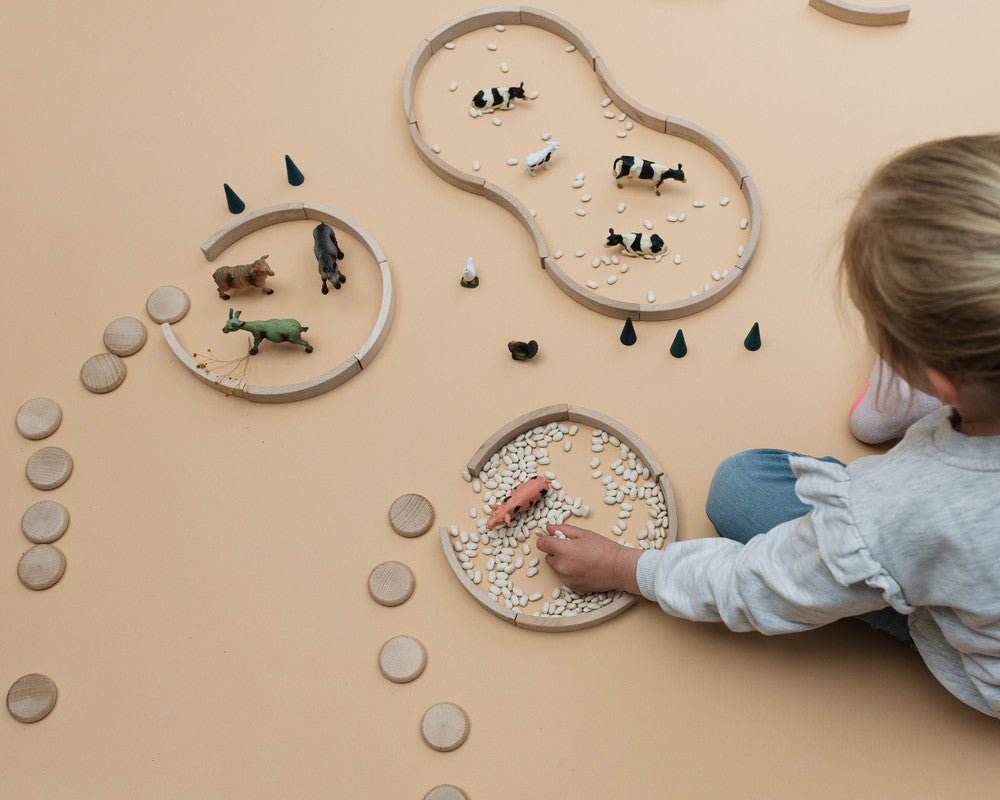 Abel Mini Wooden Blocks - 36pcs - Laadlee