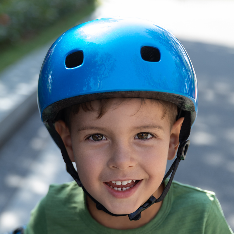 Micro PC Helmet - Dark Blue Metallic - Laadlee