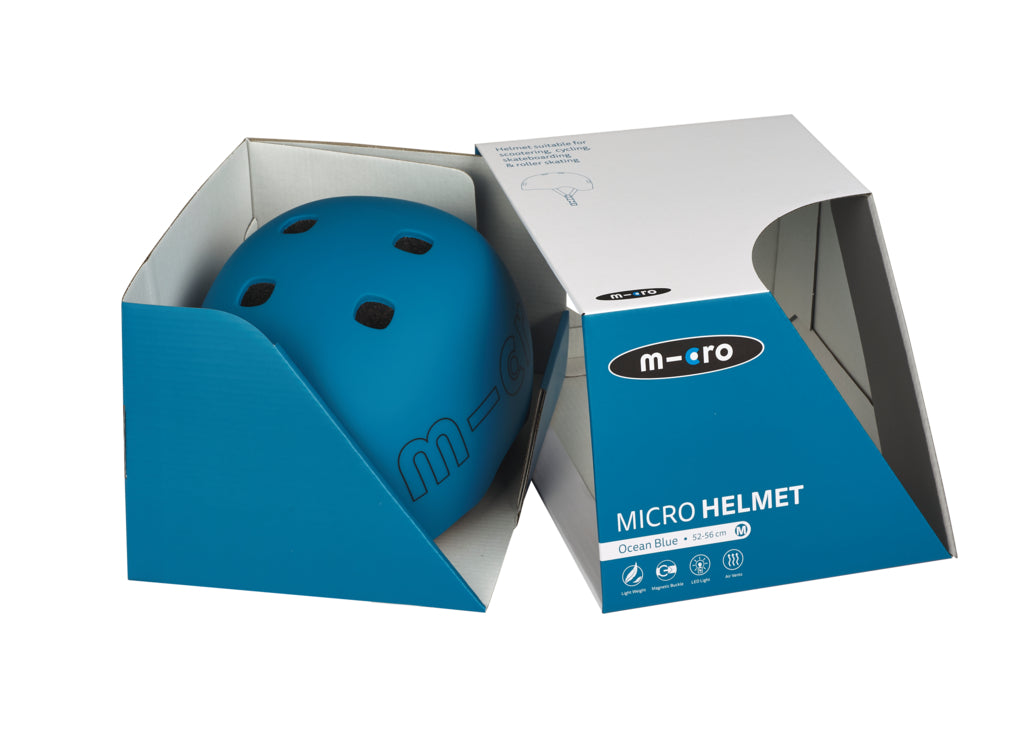 Micro Helmet - Ocean Blue - Laadlee