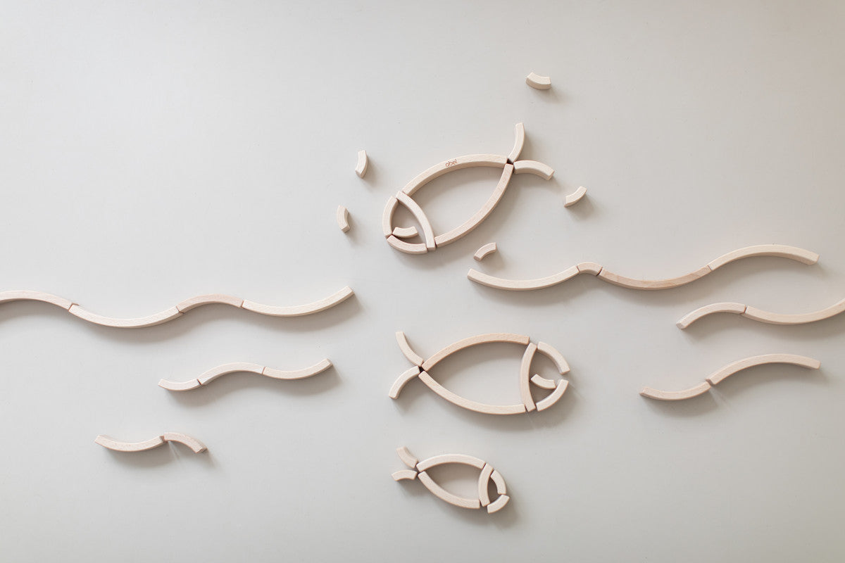 Abel Wooden Mini Golden Ratio - 48pcs - Laadlee