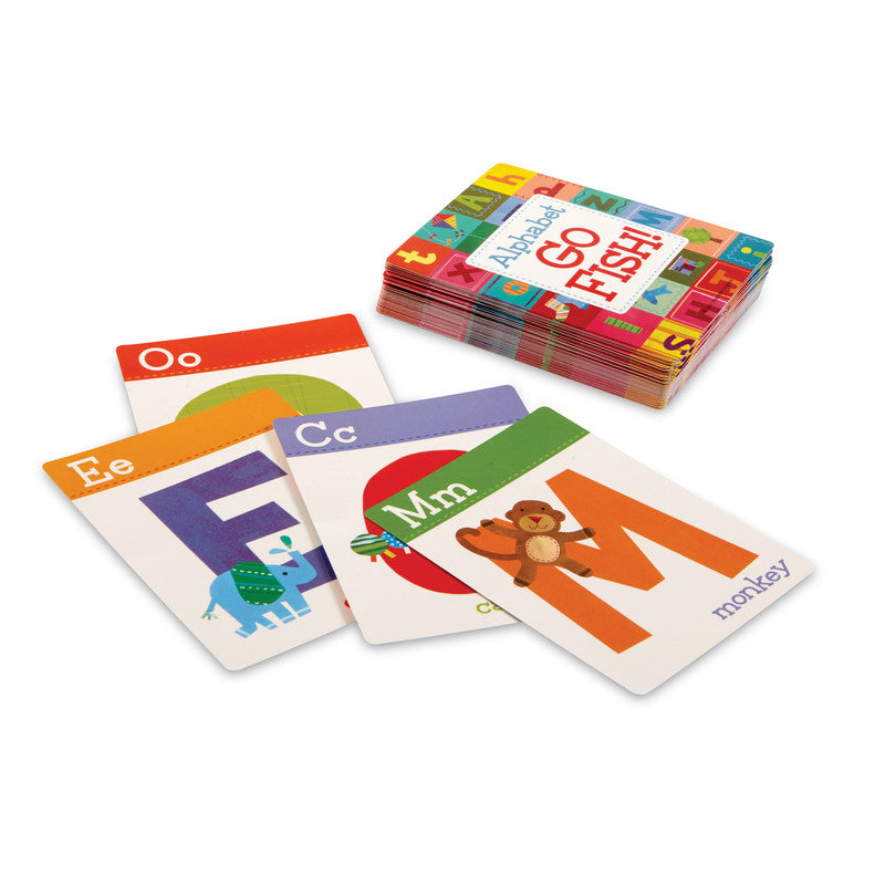 Peaceable Kingdom Alphabet Go Fish! Card Game - Laadlee