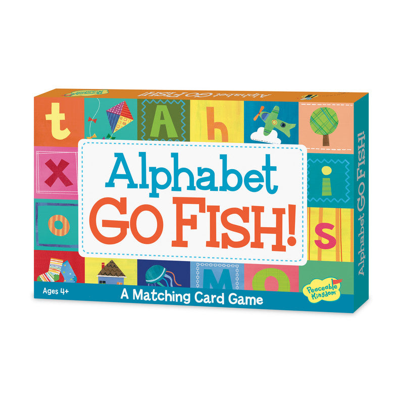 Peaceable Kingdom Alphabet Go Fish! Card Game - Laadlee
