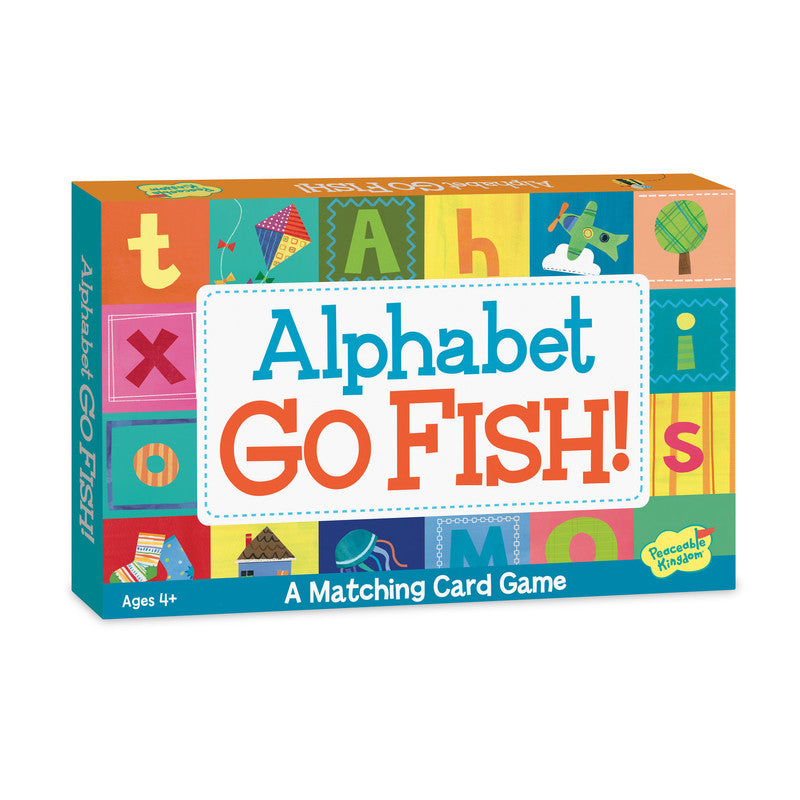 Peaceable Kingdom Alphabet Go Fish! Card Game - Laadlee