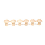 Grapat Mushroom Natural Wood X 6 (Divisible Pack) - Laadlee