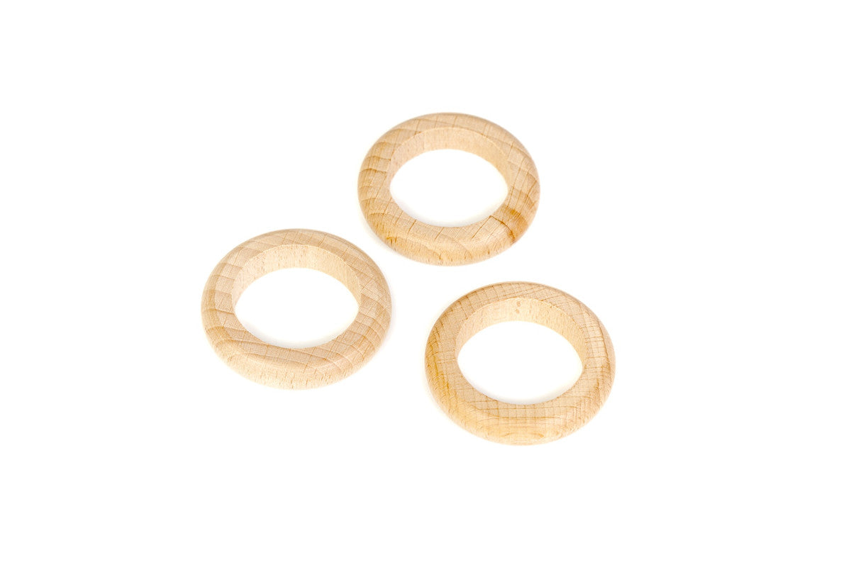 Grapat 3 Rings - Natural Wood - Laadlee