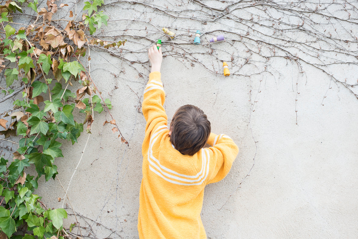 Grapat Wooden Wizards - 12 Nins with Hat - Laadlee