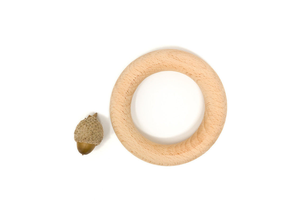 Grapat 3 X Little Hoops Natural Wood (Divisible Pack) - Laadlee