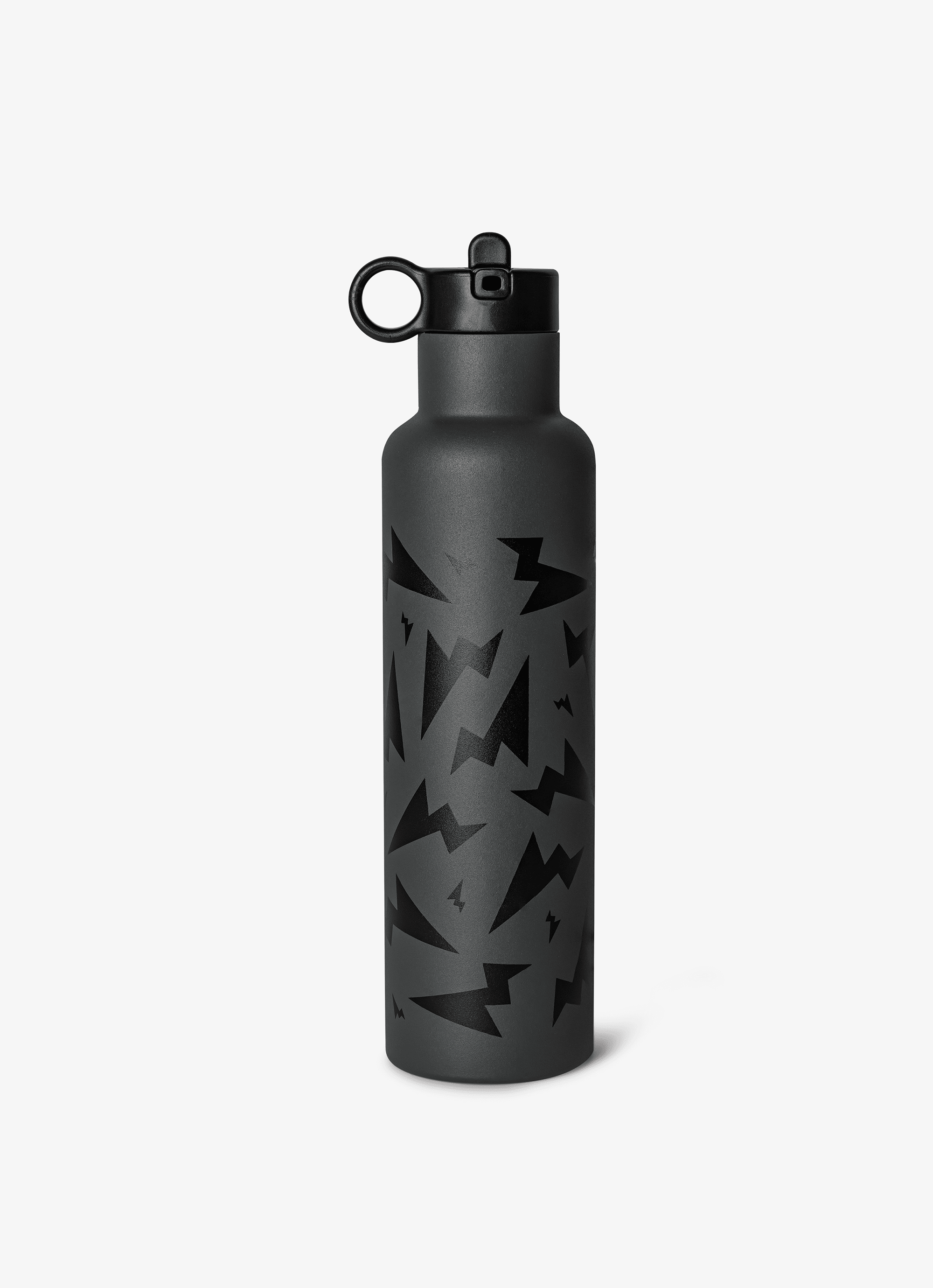 Citron Stainless Steel Water Bottle 750ml - Storm Black - Laadlee