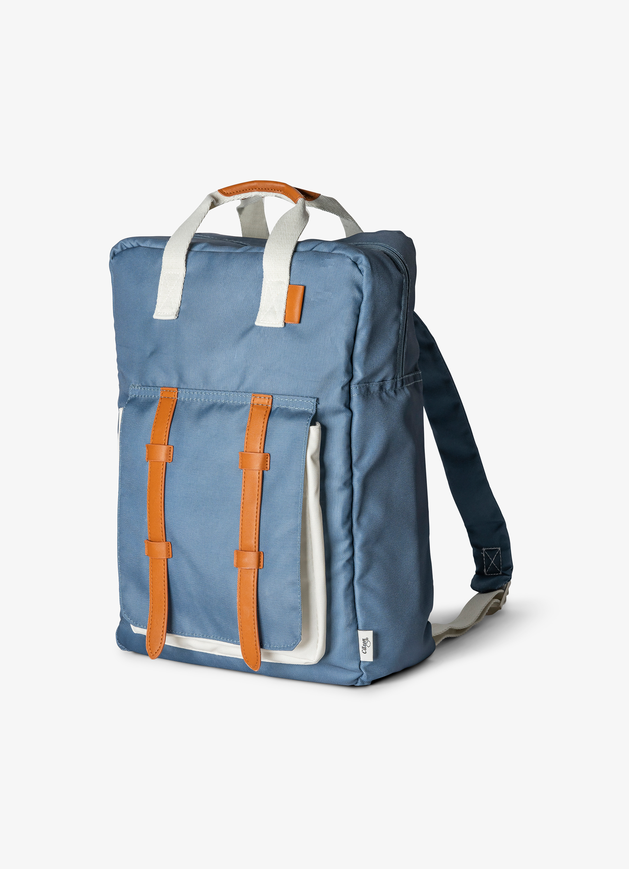 Citron Large Backpack - Navy Blue - Laadlee