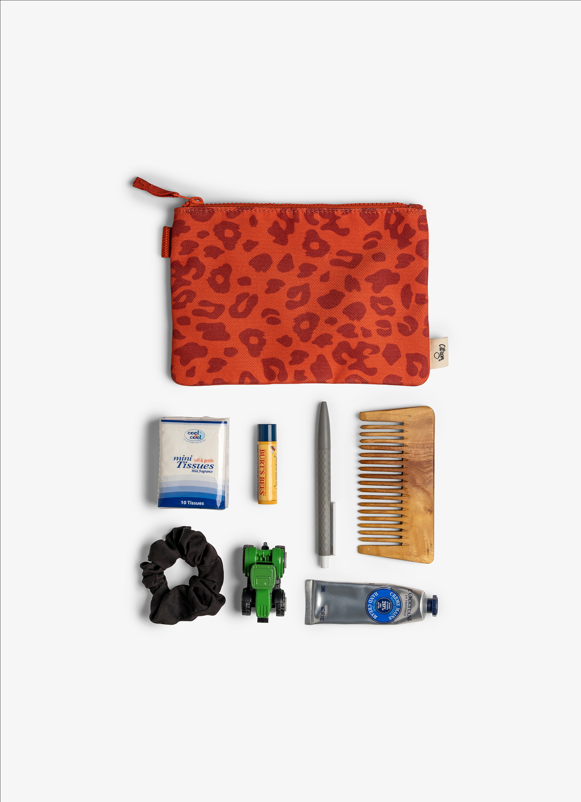 Citron Zipper Pouch - Leo - Laadlee