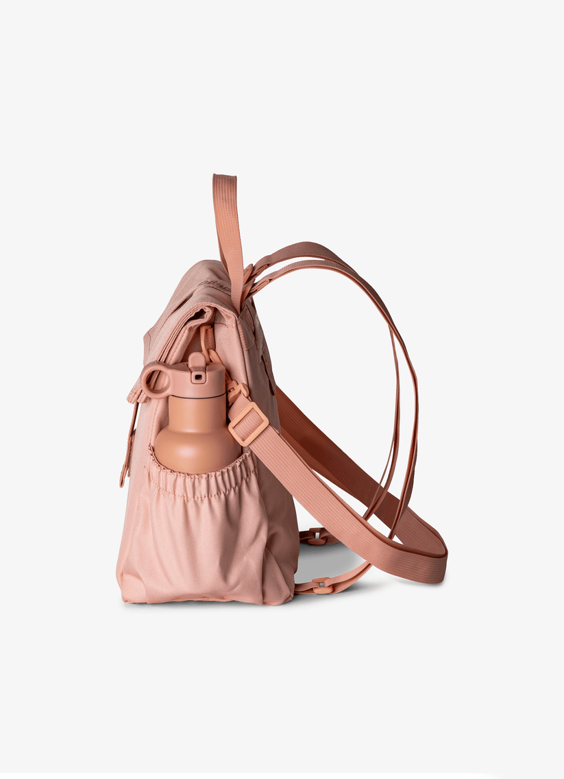 Citron Insulated Rollup Lunchbag - Blush Pink - Laadlee