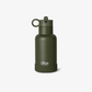 Citron Stainless Steel Water Bottle 350ml - Olive Green - Laadlee