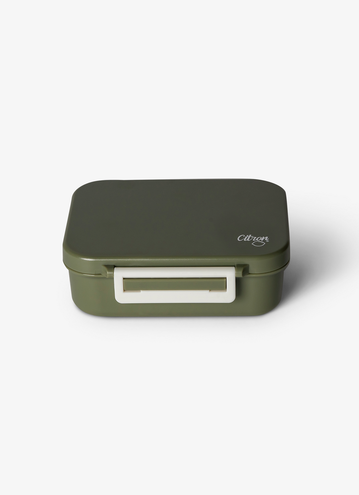 Citron Tritan Snackbox - Olive Green - Laadlee
