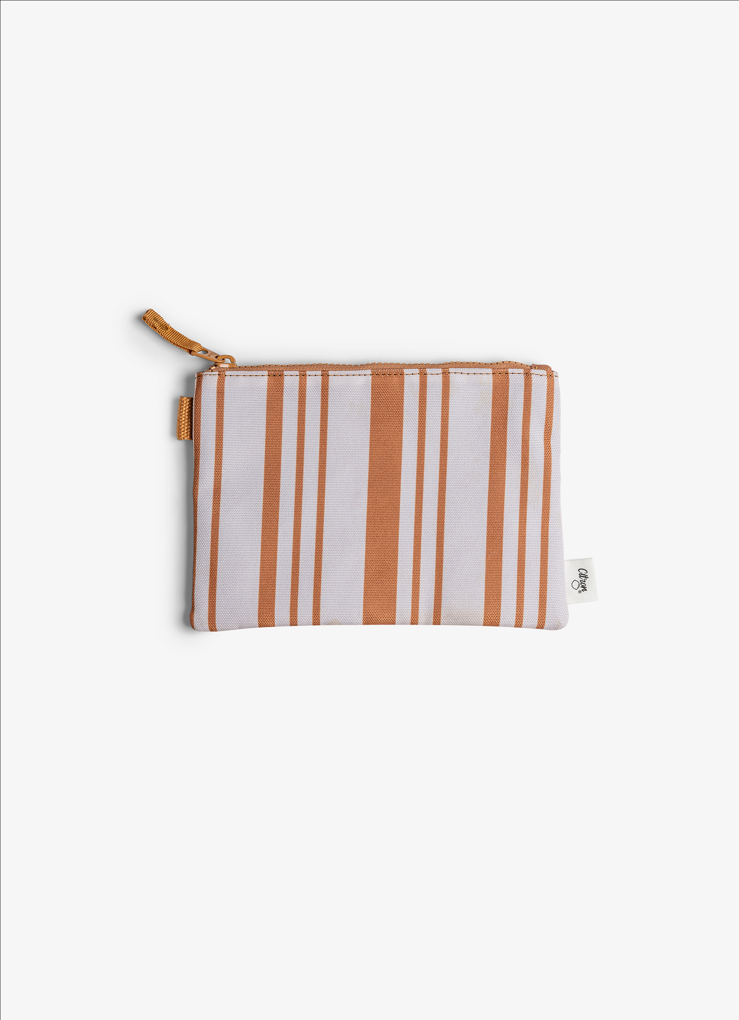 Citron Zipper Pouch - Caramel - Laadlee