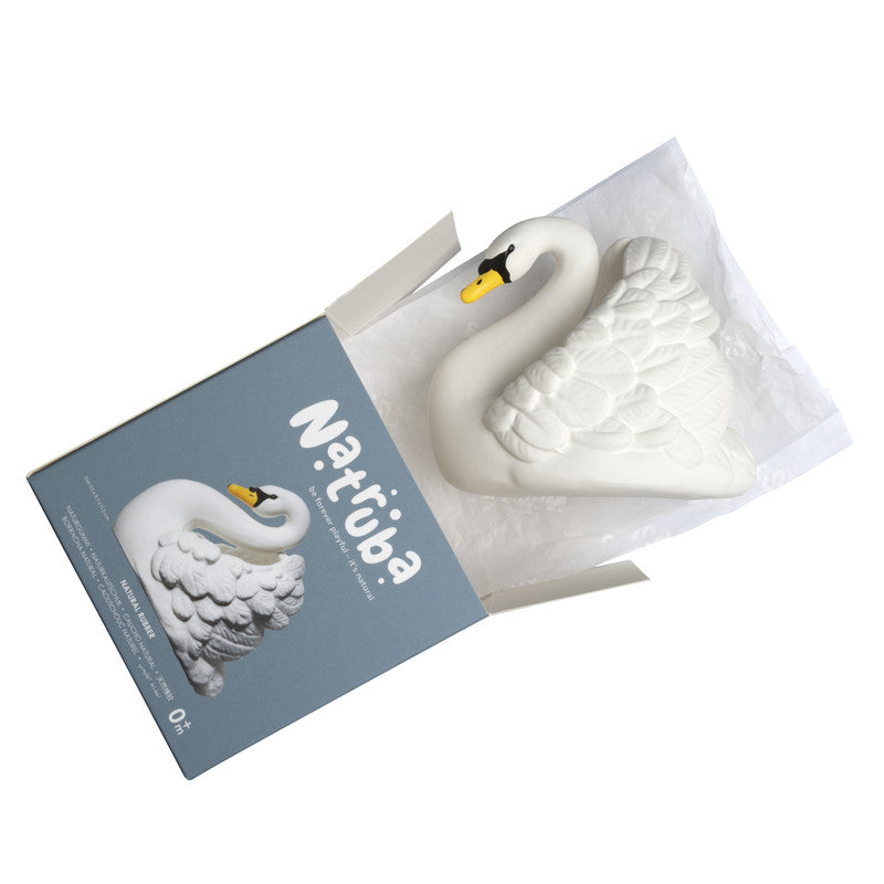 Natruba - Bath Swan White - Large - Laadlee