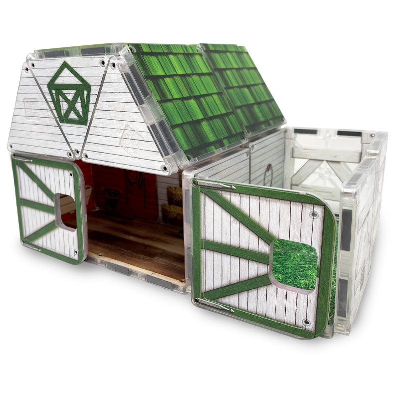 Magna-Tiles Structures Farmyard Barn - Laadlee