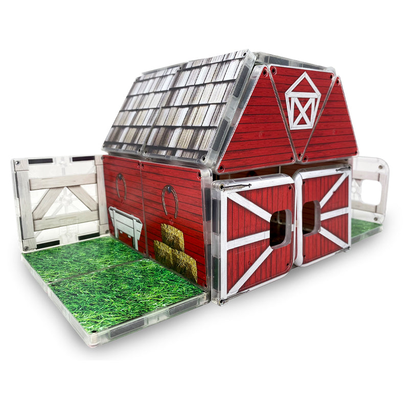 Magna-Tiles Structures Farmyard Barn - Laadlee