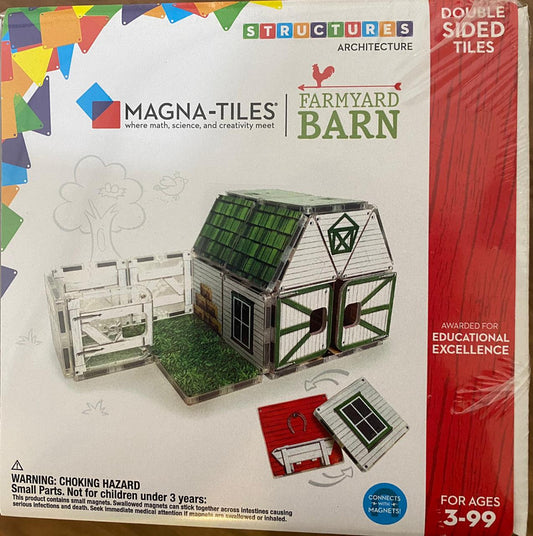 Magna-Tiles Structures Farmyard Barn - Laadlee