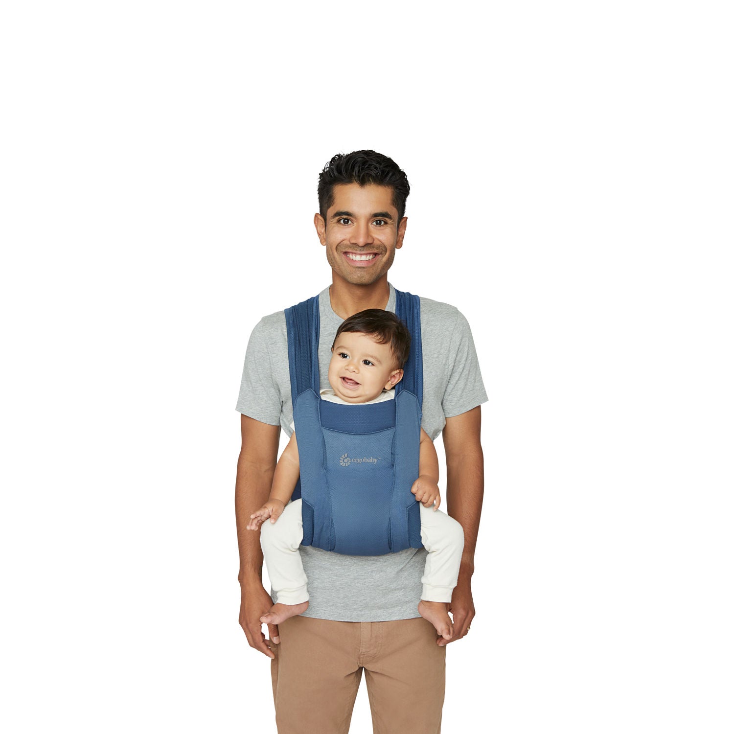 Ergobaby Embrace Soft Air Mesh Newborn Baby Carrier - Blue - Laadlee