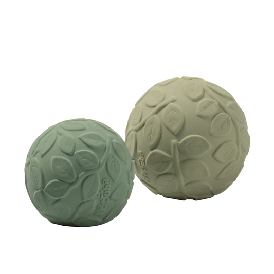 Natruba - Leaf Sensory Ball Set - Green - Laadlee