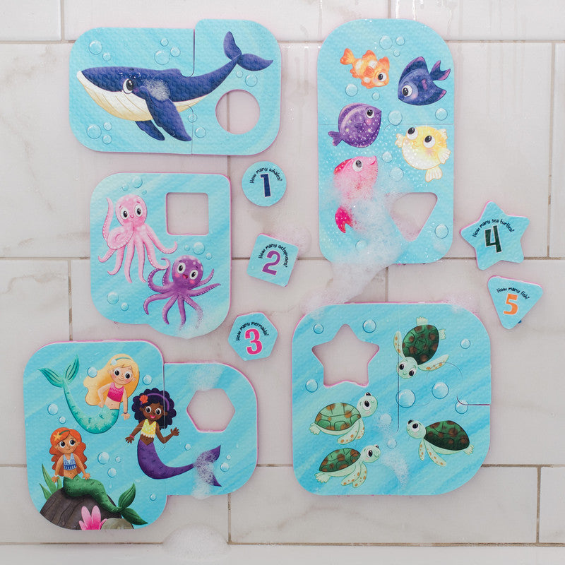 Peaceable Kingdom Bath Puzzle: Magical Mermaids - Laadlee