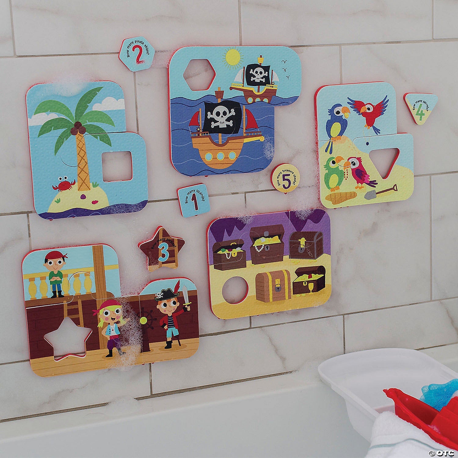 Peaceable Kingdom Bath Puzzle: Playful Pirate - Laadlee