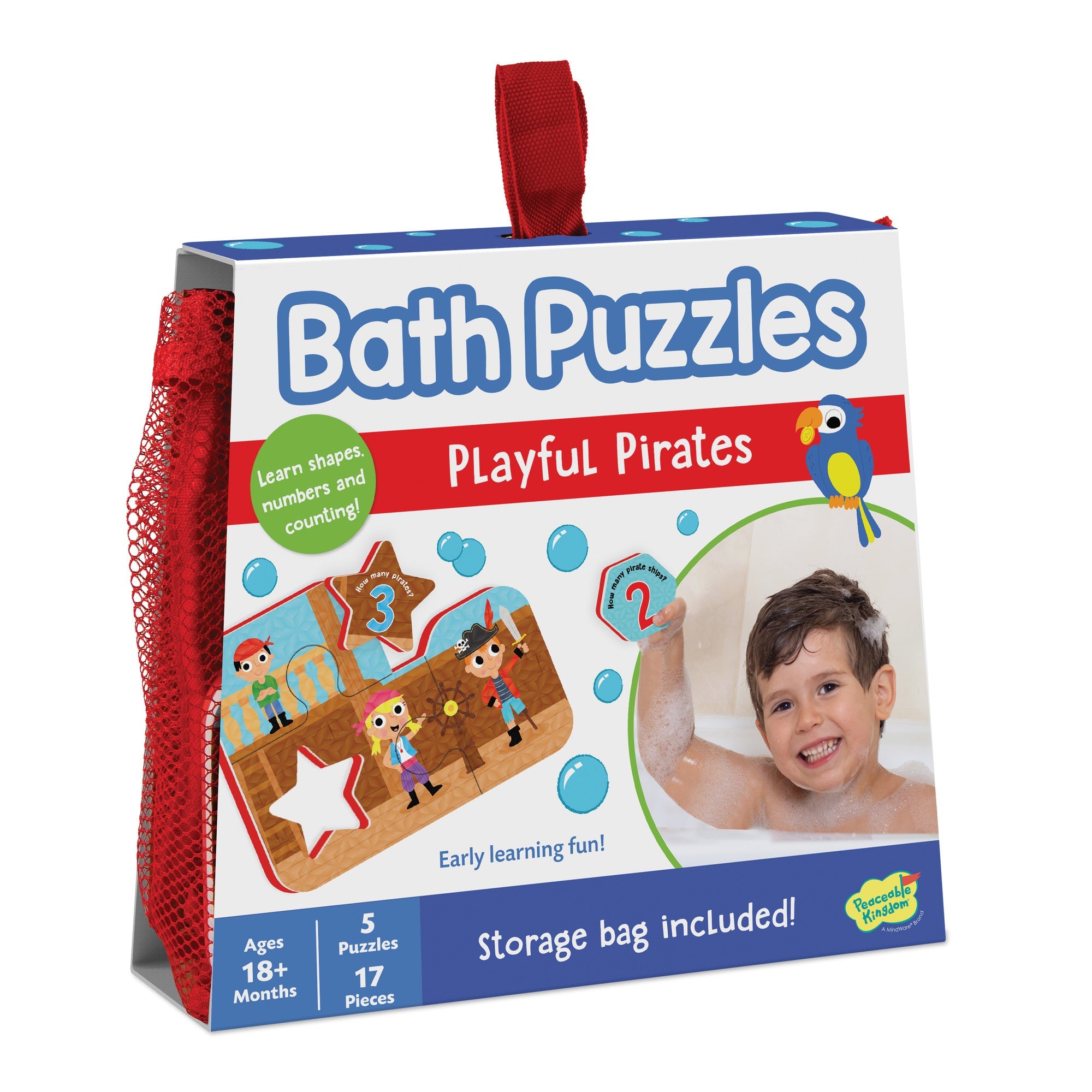 Peaceable Kingdom Bath Puzzle: Playful Pirate - Laadlee