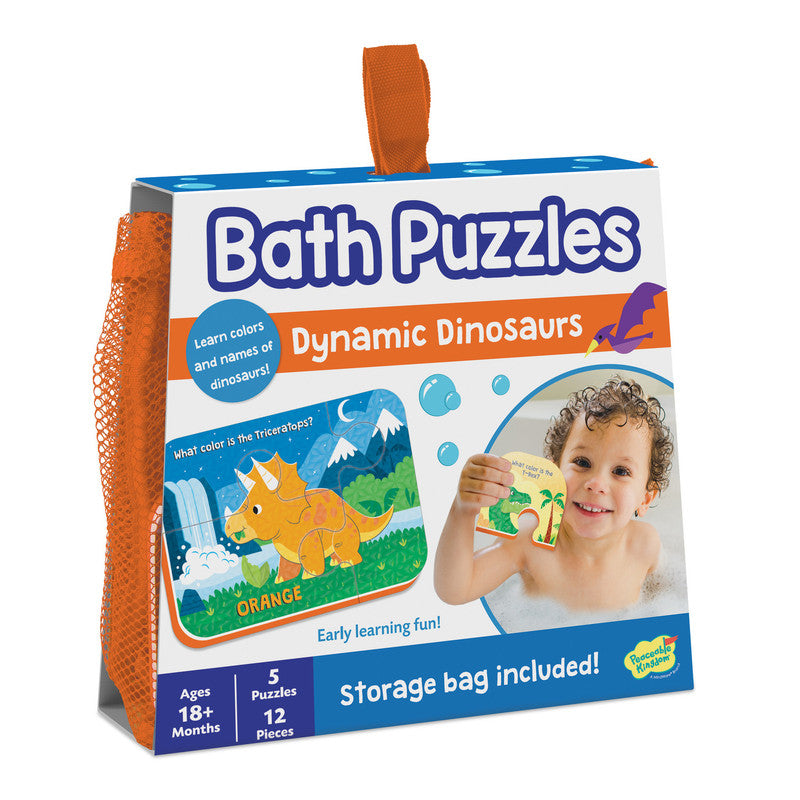 Peaceable Kingdom Bath Puzzle: Dinosaur - Laadlee