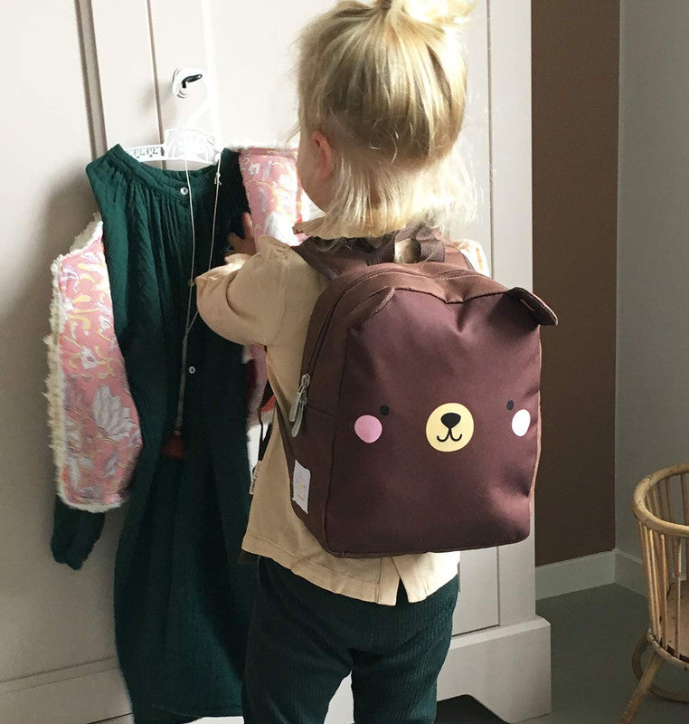 A Little Lovely Company Little Backpack - Bear - Laadlee