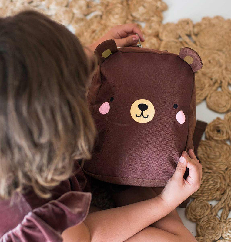 A Little Lovely Company Little Backpack - Bear - Laadlee