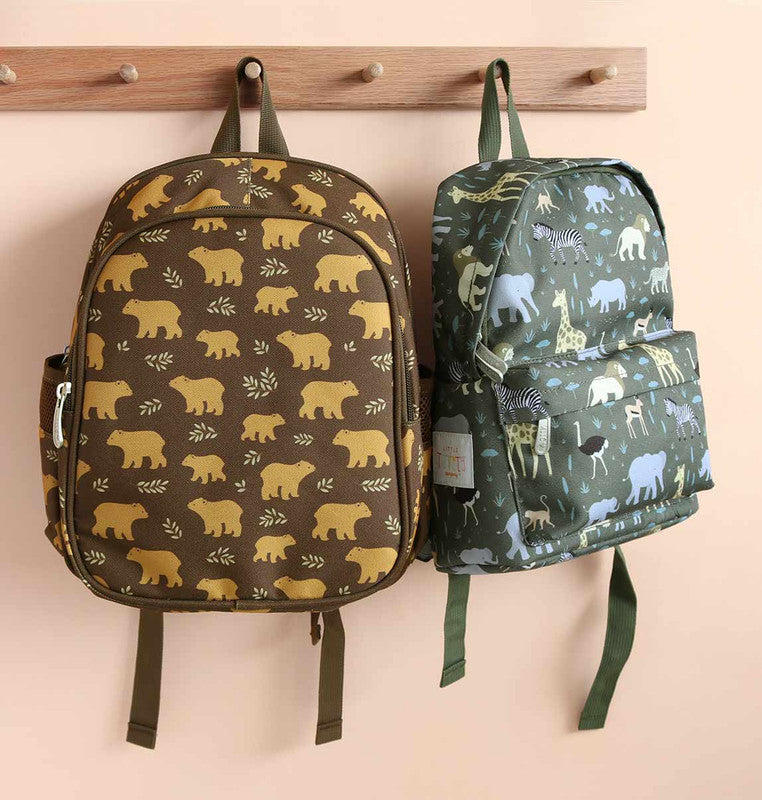 A Little Lovely Company Backpack - Bears Insulated - Laadlee