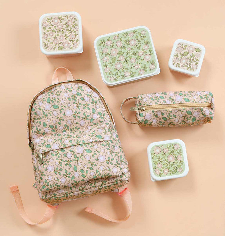 A Little Lovely Company Little Backpack - Blossoms Pink - Laadlee