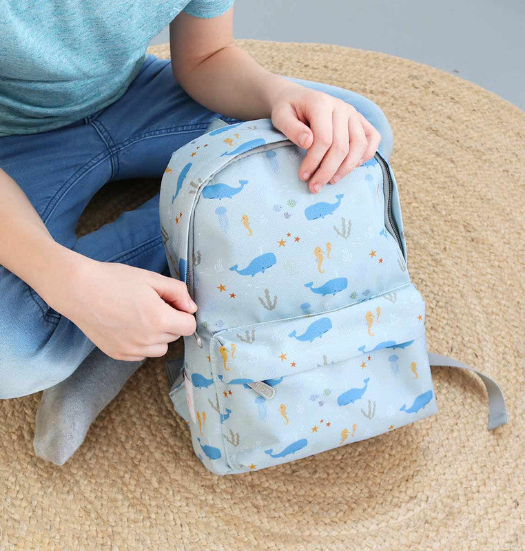 A Little Lovely Company Little Backpack - Ocean - Laadlee