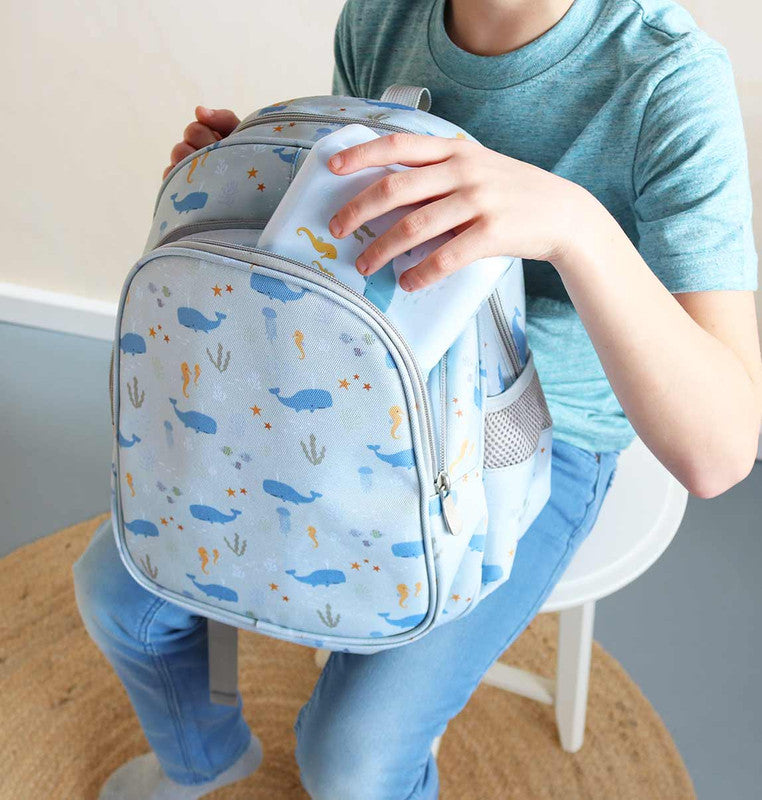 A Little Lovely Company Backpack - Ocean Insulated - Laadlee