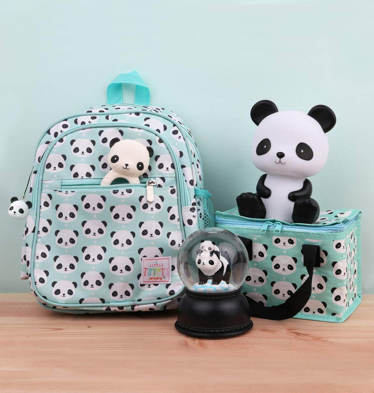A Little Lovely Company Backpack - Panda Blue Insulated - Laadlee