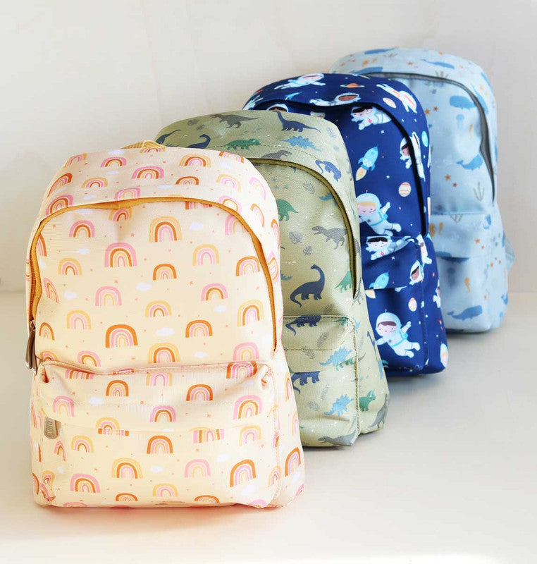 A Little Lovely Company Little Backpack - Rainbows - Laadlee