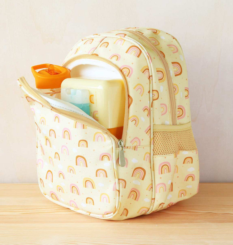 A Little Lovely Company Backpack - Rainbows Insulated - Laadlee