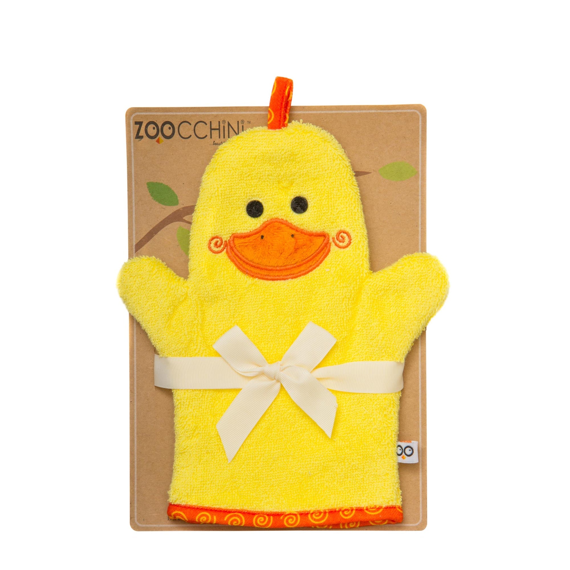 Zoocchini Baby Bath Mitt - Puddles the Duck - Laadlee