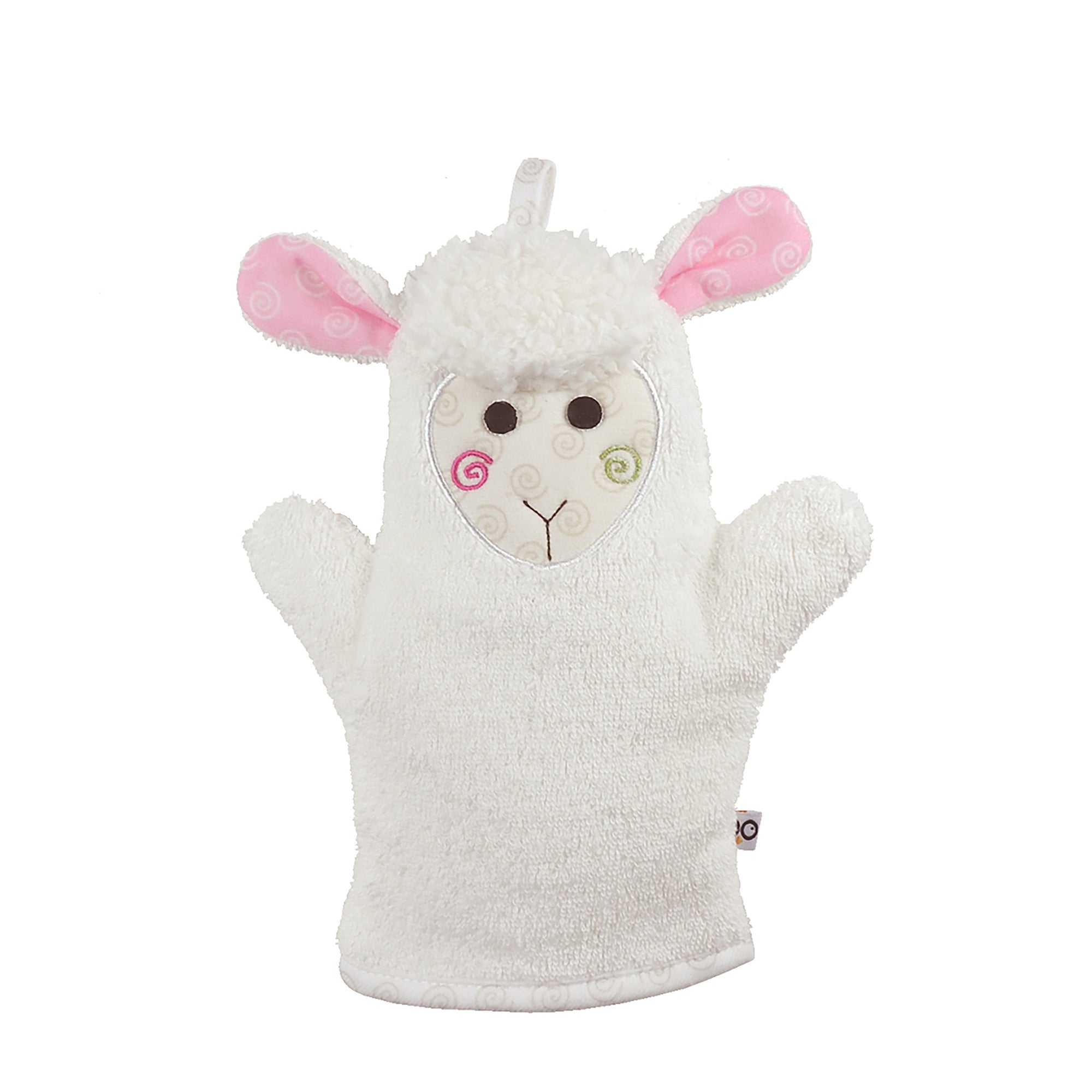 Zoocchini Baby Bath Mitt - Lola the Lamb - Laadlee