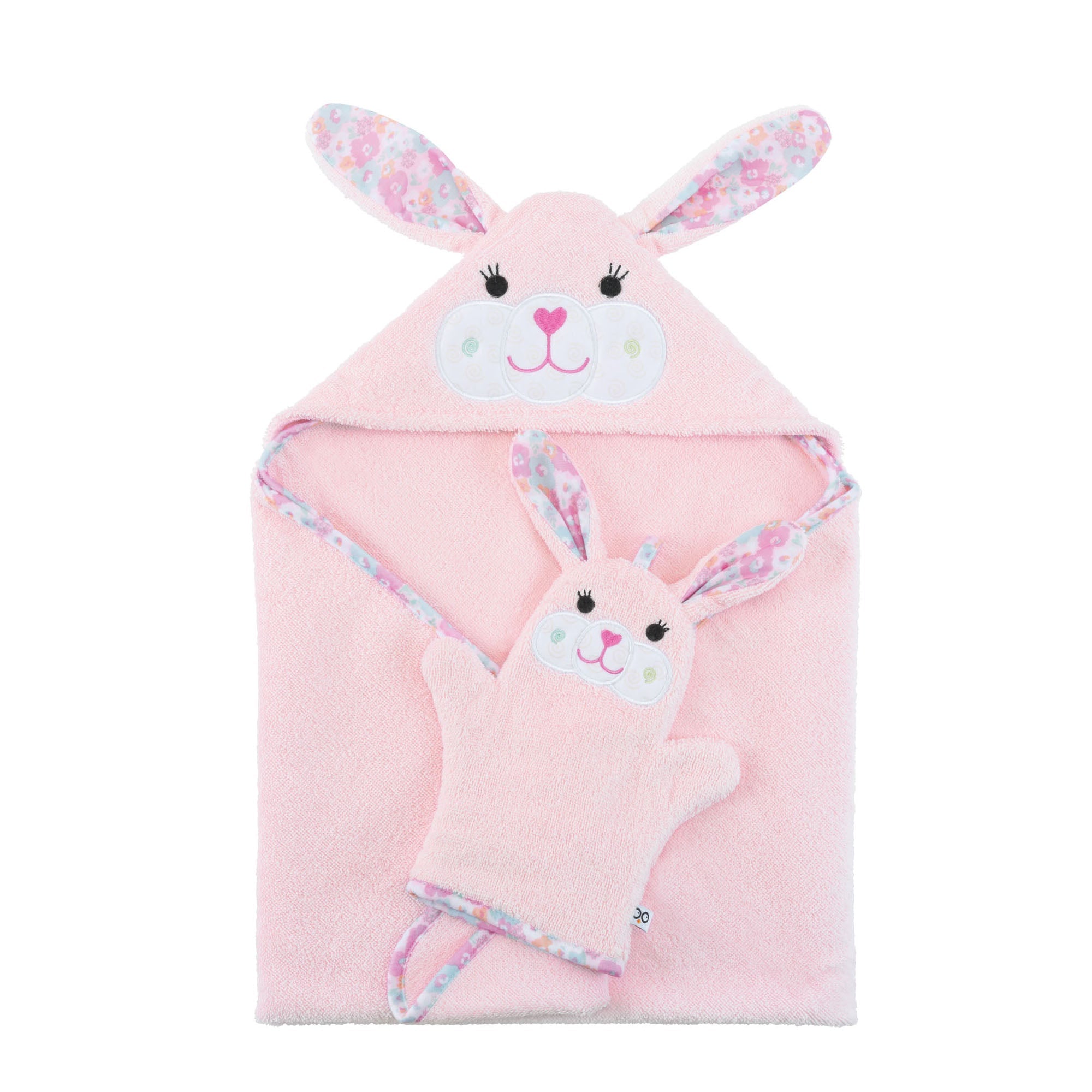 Zoocchini Baby Hooded Towel - Beatrice the Bunny - Laadlee