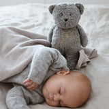 Moonie - Organic Humming Bear - Mineral Grey - Laadlee