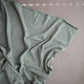 Mushie Knitted Baby Blanket Pointelle Sage Melange - Laadlee