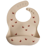 Mushie Silicone Bib Butterflies - Laadlee