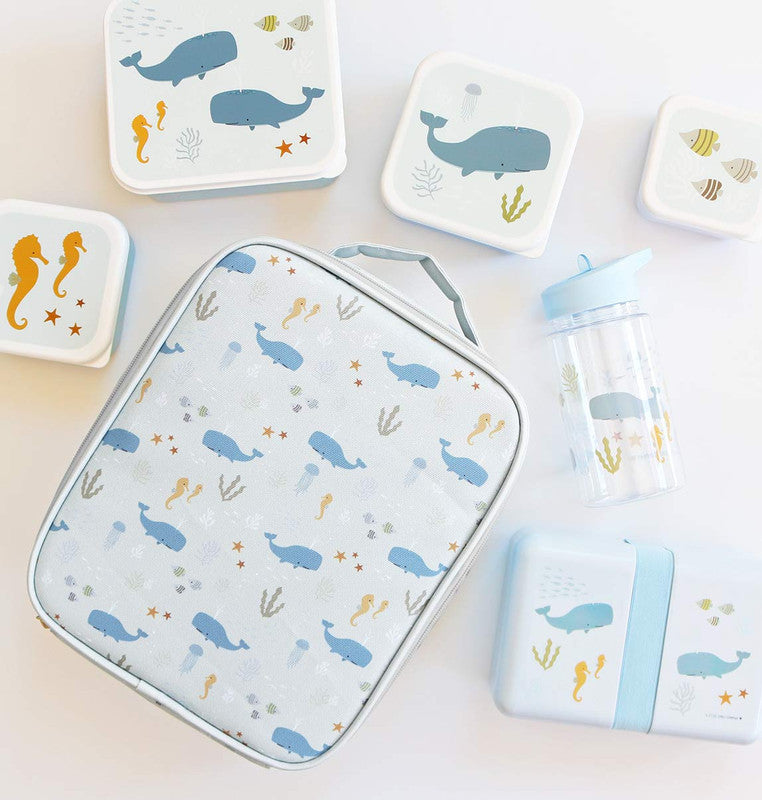 A Little Lovely Company Insulated Cool Bag - Ocean - Laadlee