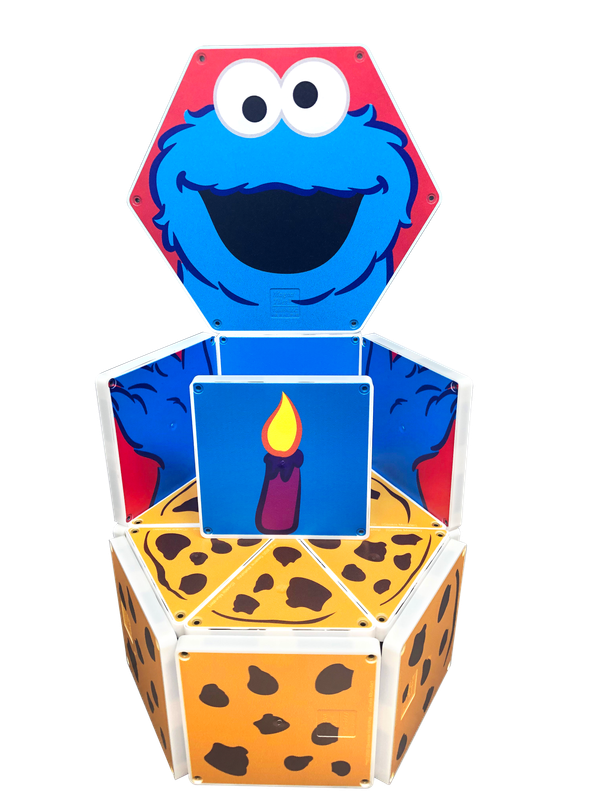 Magna-Tiles Structures Cookie Monster’s Shapes - Laadlee