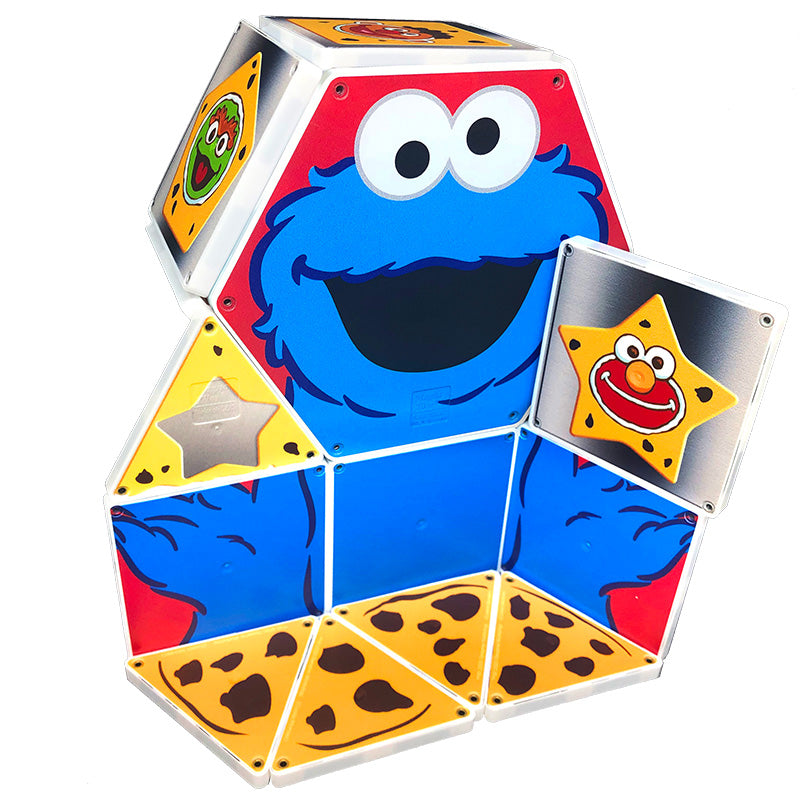 Magna-Tiles Structures Cookie Monster’s Shapes - Laadlee