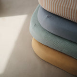 Mushie Crib Sheet Small Fall Yellow - Laadlee