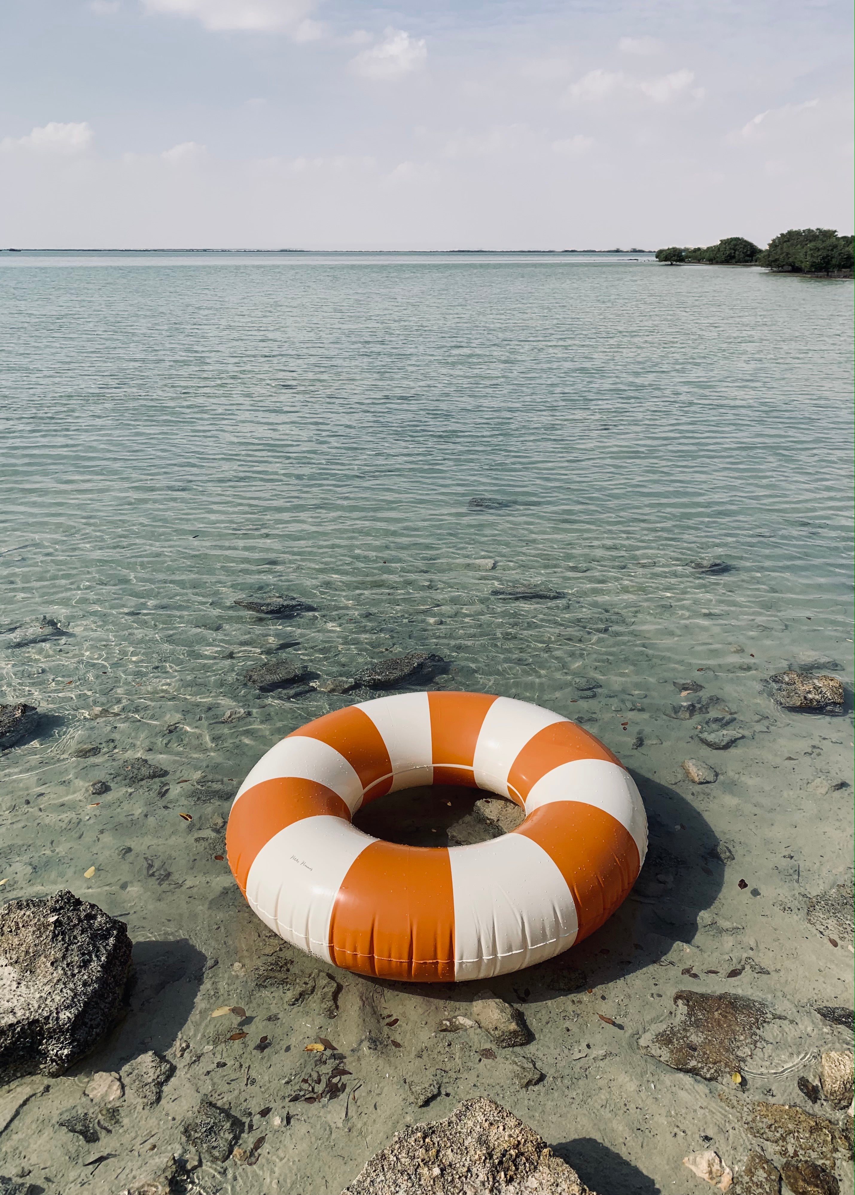 Petites Pommes 60cm Anna Swim Ring Tangerine - Laadlee